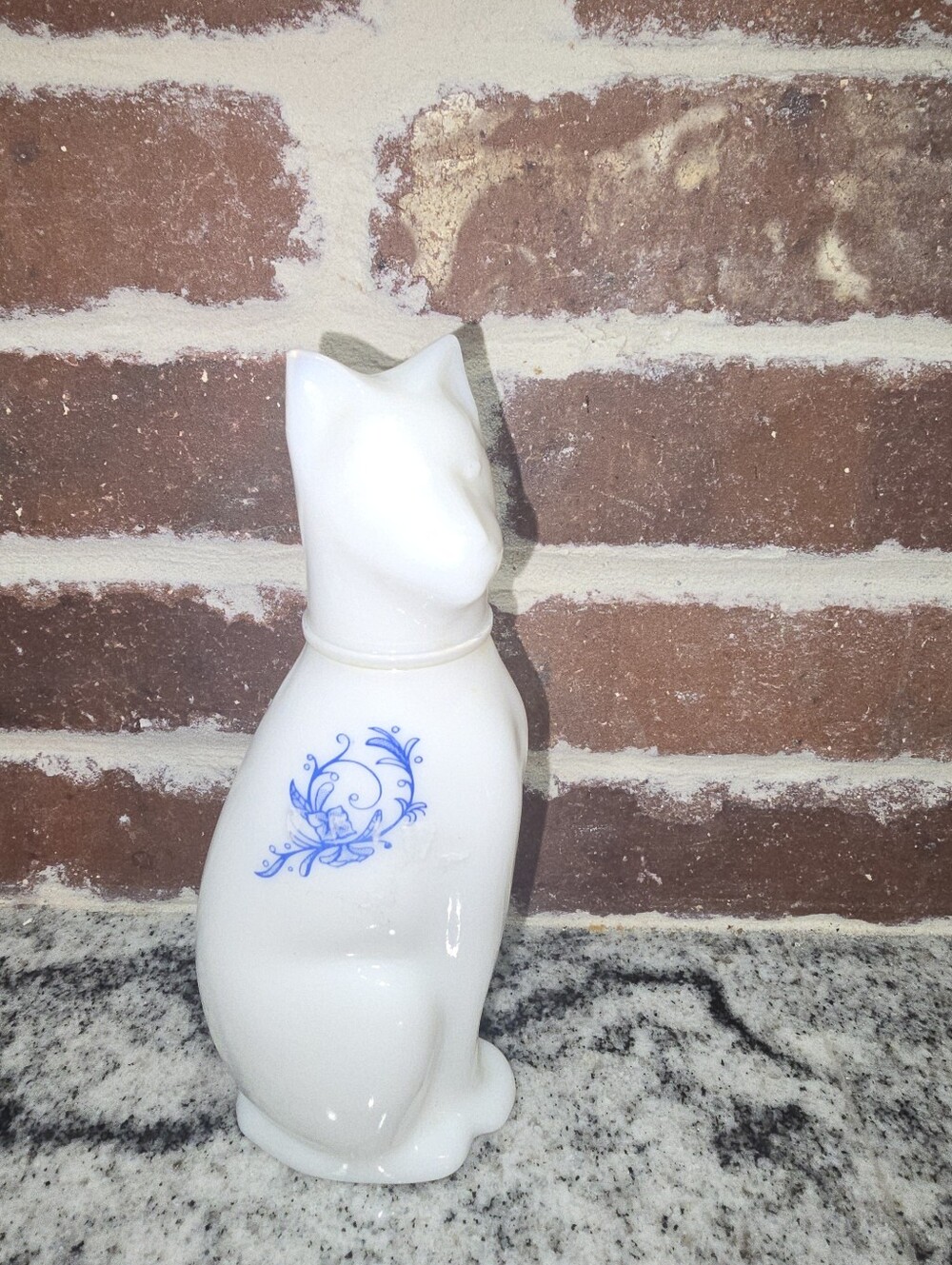 Avon Milk Glass Cat